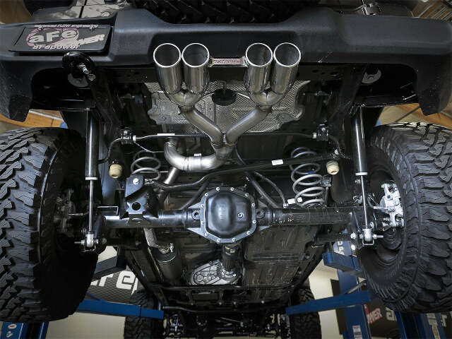 AFE Filters 49-38071-P Rebel Series Cat-Back Exhaust System Fits Wrangler (JL)