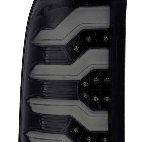AlphaRex (630010) 14-18 GMC Sierra 1500 PRO-Series LED Tail Lights Jet Black