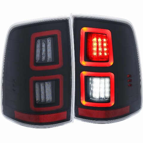 ANZO USA AnzoUSA 311273 Black Taillight Assembly (13-17 Ram 1500 Led Taillights)