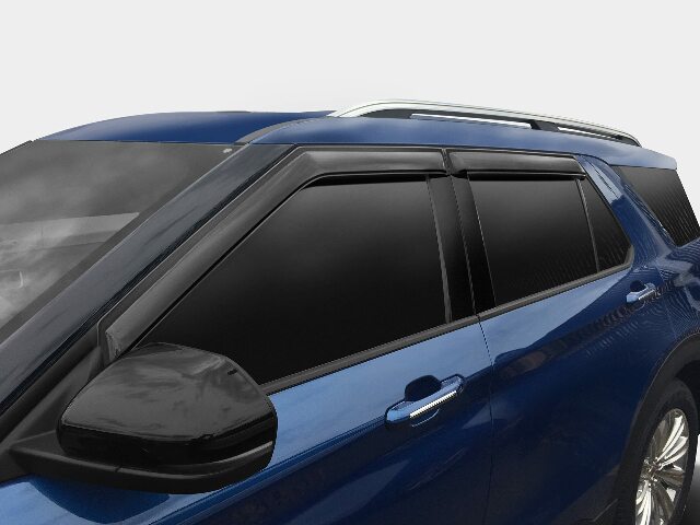 Auto Ventshade [AVS Outside Mount Rain Guards Compatible with Toyota Highlander | Window Vent Visors, 4 pcs. - Smoke | 94427 2014-2019