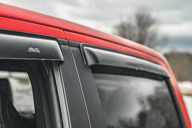 Auto Ventshade 94528 Original Ventvisor Side Window Deflector Dark Smoke, 4-Piece Set Compatible with Silverado/Sierra 1500, Silverado/Sierra 2500HD & 3500HD with Extended Cab 2015-2018