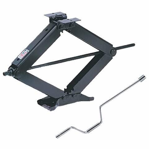 ADNIK BAL 24003D Deluxe Leveling Scissor Jack - 30", Black