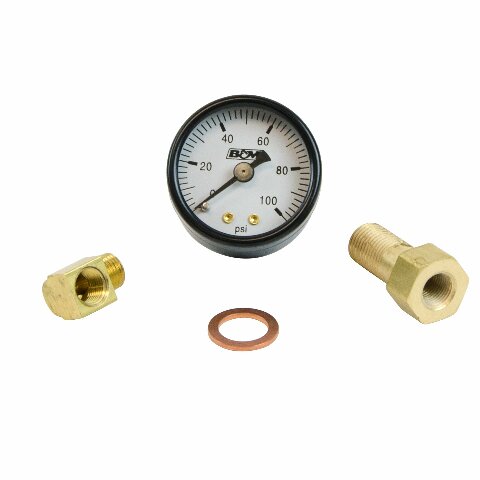 B&M 46054 Fuel Pressure Gauge Set, 1-1/2"