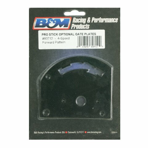 B&M 80712 4-Speed Forward Pattern Gate Plate for Pro Stick Automatic Shifter