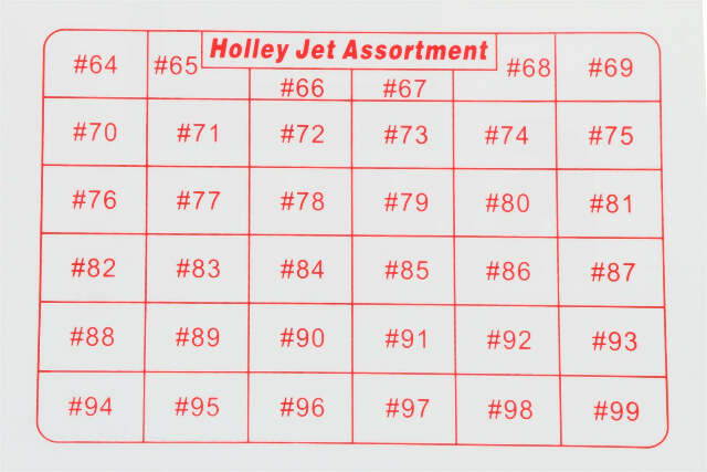 Holley Performance 36-181 Jet Assortment Kit