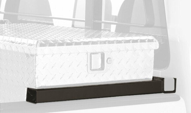 RealTruck Backrack Hardware Kit Compatible with use w/ 31" Toolbox, Black, No Drill | 30109TB31 | Compatible with Chevrolet/GMC Silverado/Sierra 1500/2500/3500; Silverado/Sierra 1500/2500/3500 Classic 2007