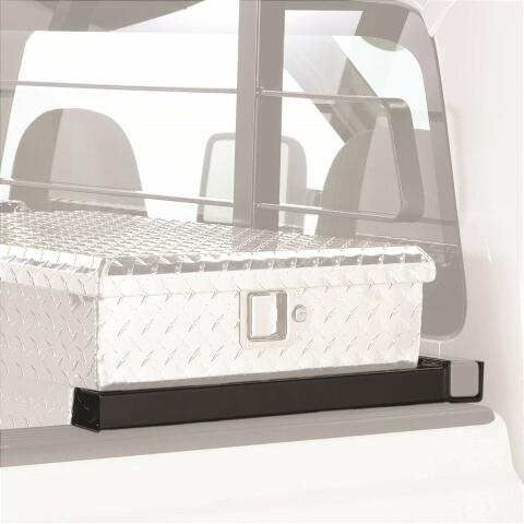 RealTruck Backrack Hardware Kit Compatible with use w/ 31" Toolbox, Black, No Drill | 30122TB31 | Compatible with Chevrolet/GMC Silverado/Sierra 1500 & RAM 2500/3500; Silverado/Sierra 2500/3500HD 2020-2025