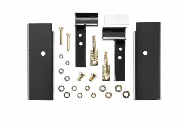 RealTruck Backrack Hardware Kit Compatible with use w/Standard Bed, Black, No Drill | 30124 | Compatible with Chevrolet/GMC Silverado/Sierra 2500/3500 HD 2020-2025