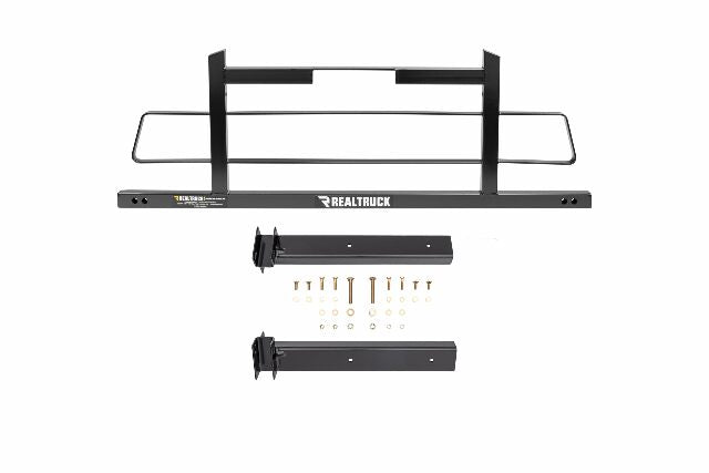 RealTruck Backrack Hardware Kit Compatible with use w/ 21" Toolbox, Low-Profile, Black, N | 30201LP | Compatible with Ford F-250/F-350/F-450 1999-2016