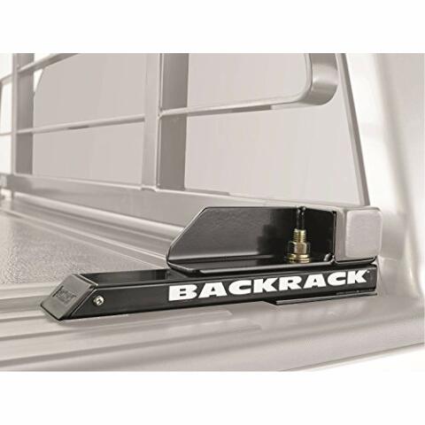 RealTruck Backrack Hardware Kit Compatible with use w/Low-Profile Tonneau, Black, No Drill | 40126 | Compatible with Chevrolet/GMC Colorado/Canyon 2015-2025