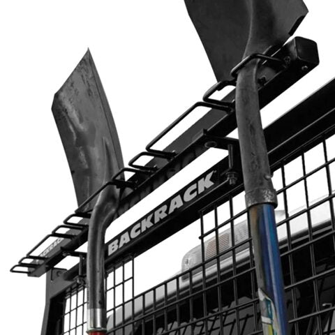 RealTruck Backrack Landscape Tool Holder Attachment | 11-Tool, Black | 41011 | Universal w/Backrack Frame's