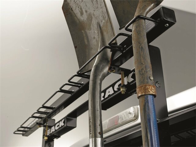 RealTruck Backrack Landscape Tool Holder Attachment | 11-Tool, Black | 41011 | Universal w/Backrack Frame's