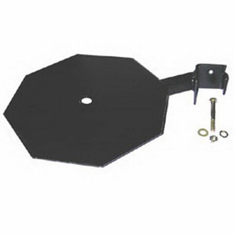 RealTruck Backrack Light Bracket 10.5" Base | Black, Driver Side | 91001 | Universal w/Backrack Frame's