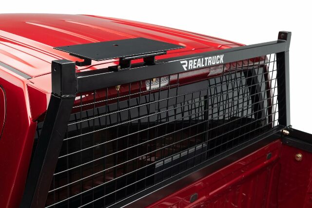 RealTruck Backrack Flooding Light Bracket, 16X7 | Center Mount, Black | 91002RECF | Universal w/Backrack Frame's