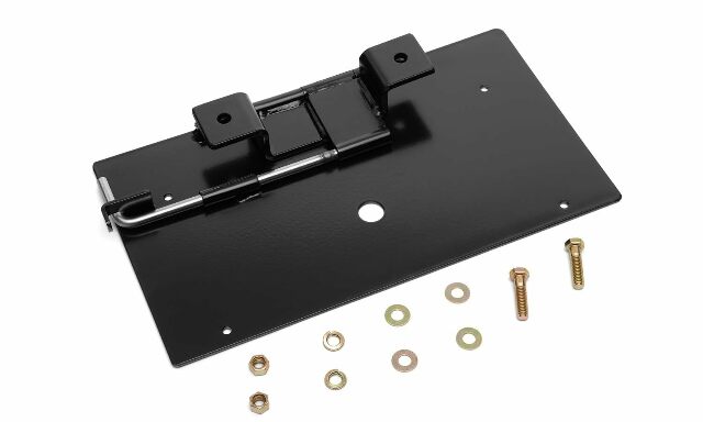 RealTruck Backrack Flooding Light Bracket, 16X7 | Center Mount, Black | 91002RECF | Universal w/Backrack Frame's