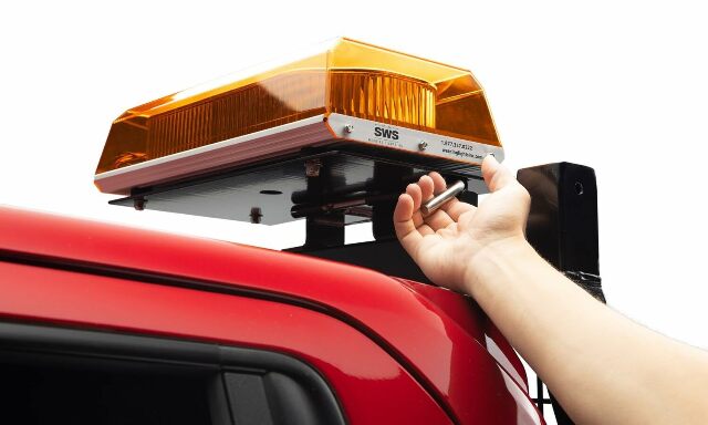 RealTruck Backrack Flooding Light Bracket, 16X7 | Center Mount, Black | 91002RECF | Universal w/Backrack Frame's