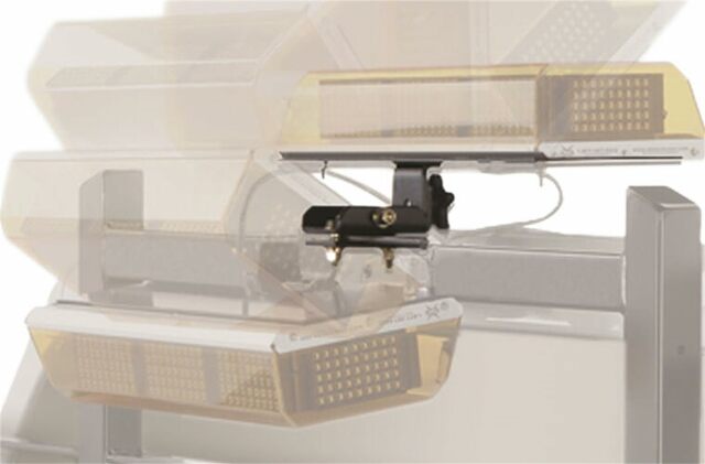 RealTruck Backrack Flooding Light Bracket, 16X7 | Center Mount, Black | 91002RECF | Universal w/Backrack Frame's