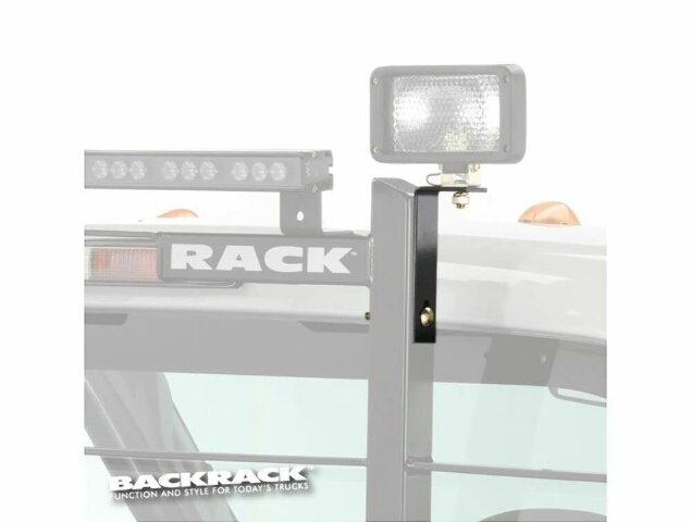 RealTruck Backrack Light Bracket 10.5" | Black, Passenger Side | 91003 | Universal w/Backrack Frame's