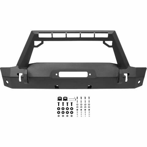 Westin 59-80085 WJ2 Stubby Front Bumper w/LED Light Bar Mount