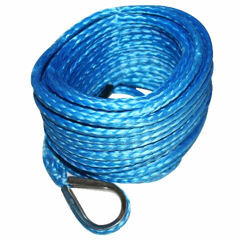 Bulldog Winch 20095 6 mm x 50' ATV Synthetic Rope
