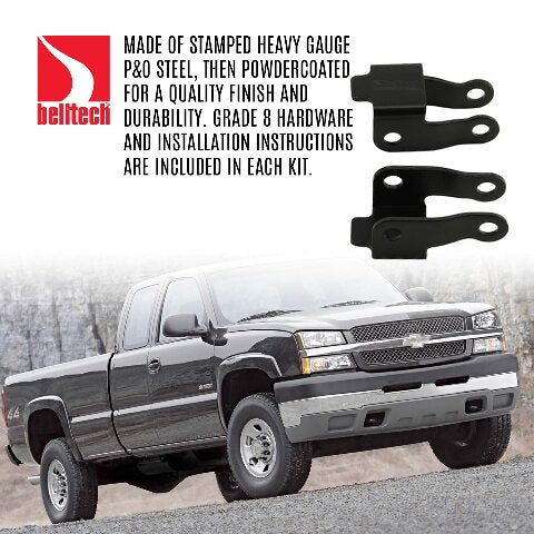 Belltech 6654 Shock Extension Kit Compatible with 99-06 Silverado Sierra 1500 all cabs
