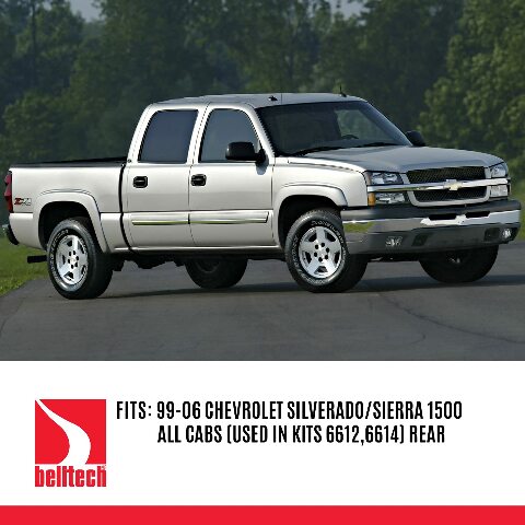 Belltech 6654 Shock Extension Kit Compatible with 99-06 Silverado Sierra 1500 all cabs