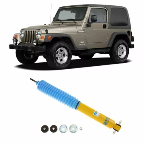 Bilstein 24-024426 4600 Series Front Shock Compatible with Jeep Wrangler 4WD - Monotube Design, Fade Free Performance 2006