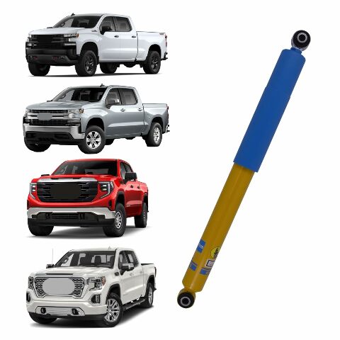 Bilstein 24-293464 Single 4600 Series Rear Monotube Shock Compatible with Silverado Sierra 1500 4WD RWD - Improves Ride Quality, Handling & Comfort 2024