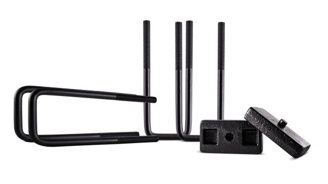 Body Armor 50501-GM Rear Block and U-Bolt Kit Compatible with Sierra 1500 Silverado 1500