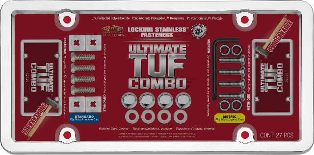 Cruiser Accessories 62320 License Plate Frame/Shield Combos