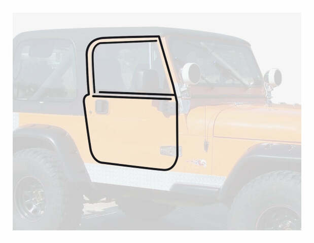 Crown Automotive 55176222MK Door Seal Master Kit