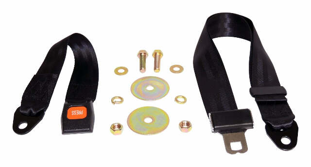 Crown Automotive BELT1B Seat Belt Fits 76-95 CJ5 CJ7 Scrambler Wrangler (YJ)