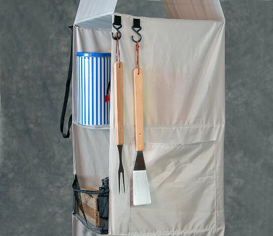 Carefree 907100 Light Gray 54" x 14" x 14" Nylon RV Awning Storage Locker