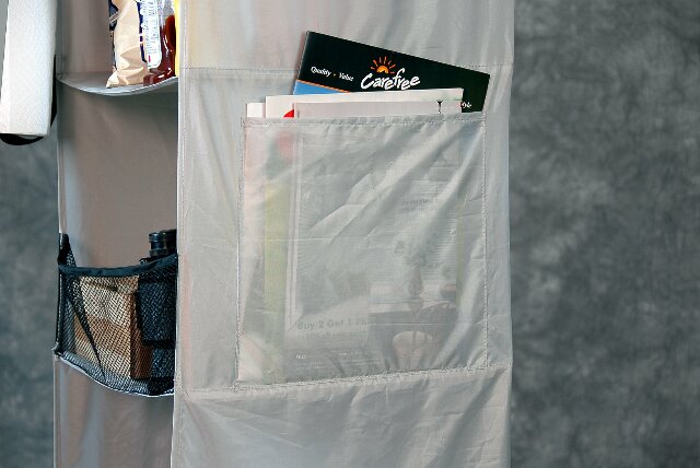 Carefree 907100 Light Gray 54" x 14" x 14" Nylon RV Awning Storage Locker