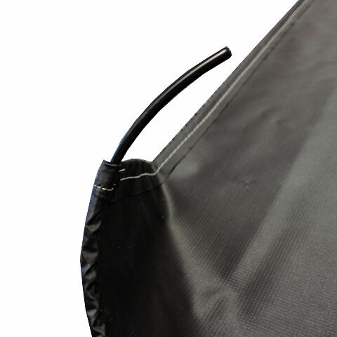 Carefree Universal RV Slideout Awning Fabric Replacement (200" x 159") - Cut to Compatible with Length, Standard RV Slide Room Extension Awning with FLXguard Protection Compatible with Pop Out Room (Black)