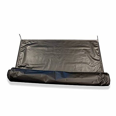 Carefree Universal RV Slideout Awning Fabric Replacement (200" x 159") - Cut to Compatible with Length, Standard RV Slide Room Extension Awning with FLXguard Protection Compatible with Pop Out Room (Black)