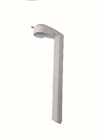 Carefree of Colorado KG25S15 Short Alpine Awning Endcap & Mounting Tube Assembly - 15", White