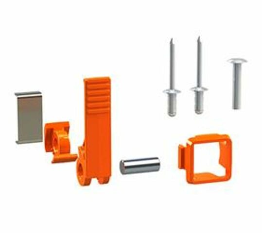 Carefree/co. R001657 Kit Flipper Latch Orange