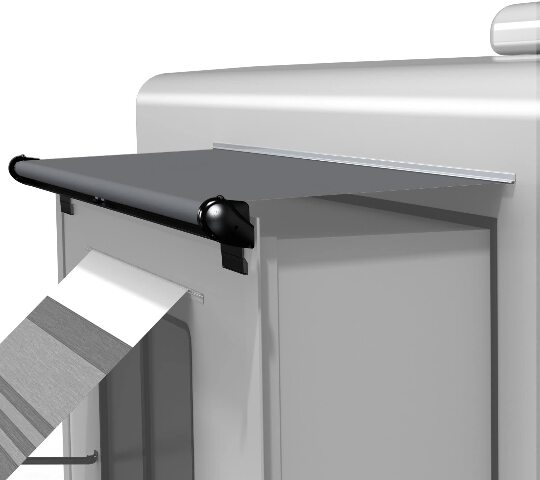 Carefree SOKIII Slideout RV Awning - Deflector Only - 77" - Black