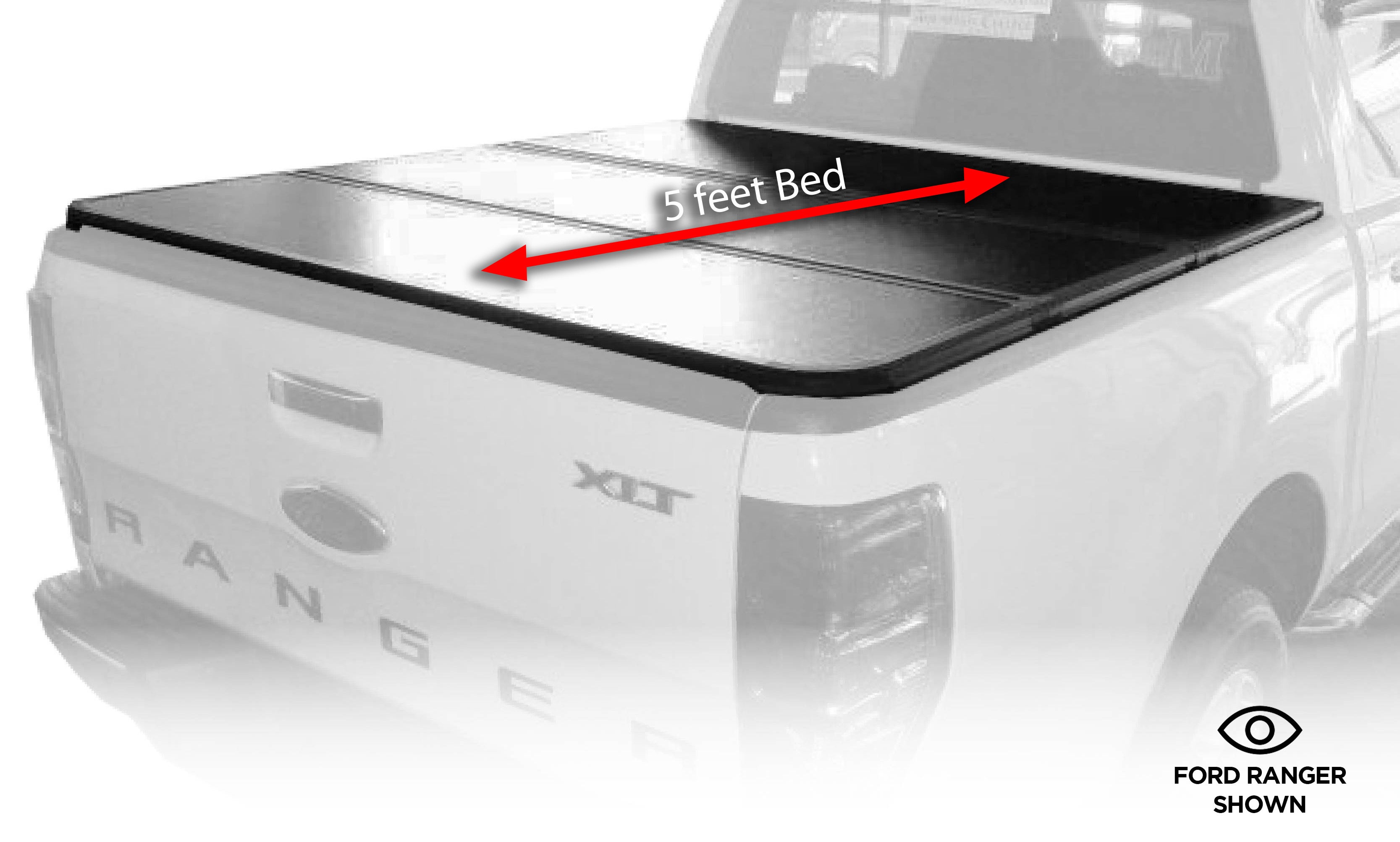 Fenza AL Hard Tri-Fold Tonneau Cover Compatible with Changan Hunter / Peugeot Landtrek (2020+)