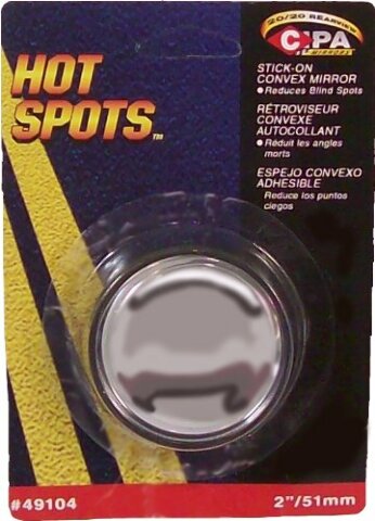 CIPA 49104 Round 2" Adjustable Stick-On Convex HotSpot Mirror