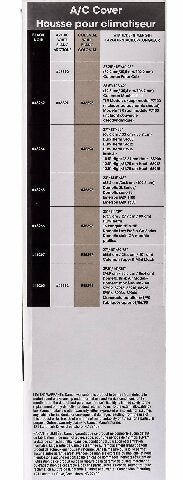 Camco 45262 Black Vinyl Air Conditioner Cover