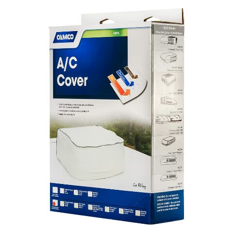 Camco 45393 Vinyl Air Conditioning Cover (Off White)