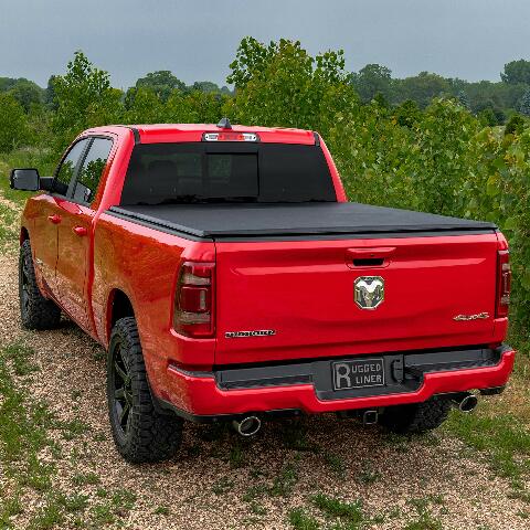 Rugged Liner E-Series Soft Folding Truck Bed Tonneau Cover | E3-C6719 | Compatible with - Chevy/GMC Silverado/Sierra 6' 7" Bed (79.4") 2022