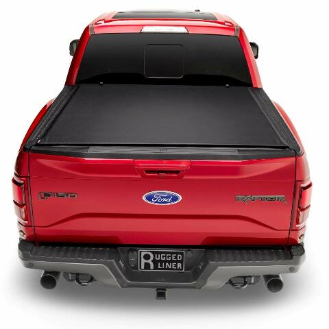 Rugged Liner Premium Rollup Truck Bed Tonneau Cover | RC-F6515 | Compatible with 15-18 Ford F-150 (w/o utility track), 6'5" bed