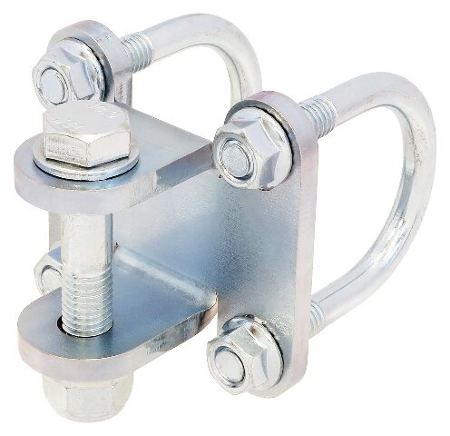 RockJock Steering Stabilizer Shock Bracket Kit Compatible with 1 1/2in Rods (JK-9704SB)