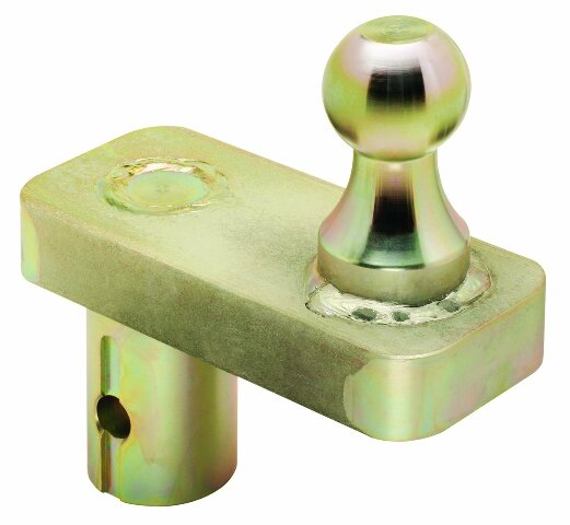 Draw-Tite 19308 Offset Gooseneck Hitch Head Accessory for Under-Bed Gooseneck Heads, 2-5/16 Inch Diameter Gooseneck Hitch Ball with 5 Inch Offset Extension, 20,000 lbs. Capacity