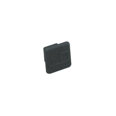 BLK RECEIVER PLUG 1X1