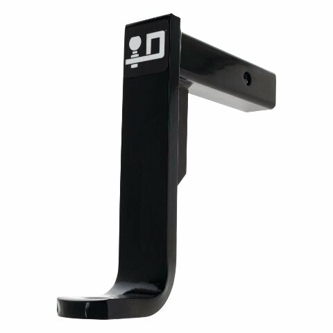 Draw-Tite 2706 9" Ball Mount (1" Ball Hole/9-3/4" Rise/11" Drop), Black