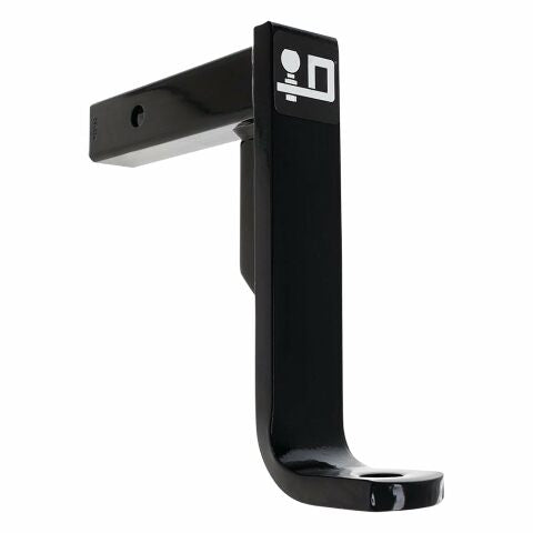 Draw-Tite 2706 9" Ball Mount (1" Ball Hole/9-3/4" Rise/11" Drop), Black